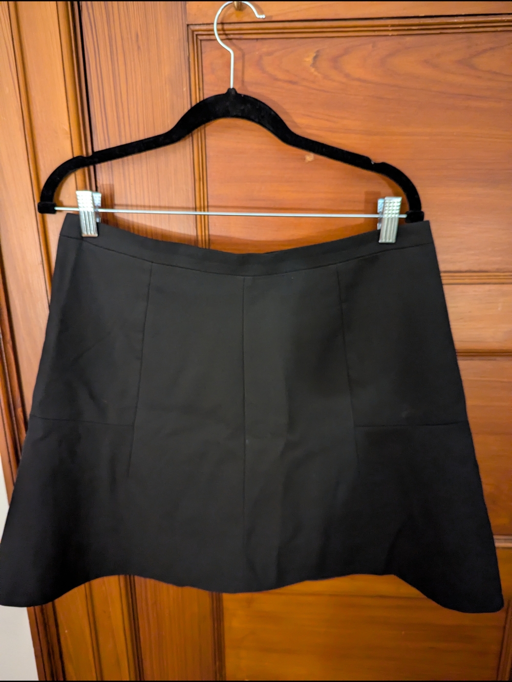 J. Crew Black A-Line Skirt